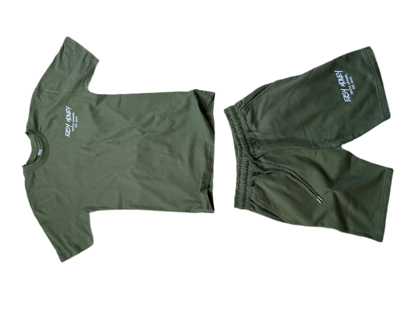 Easy Money Summer Set – Tee & Shorts Combo #Cotton