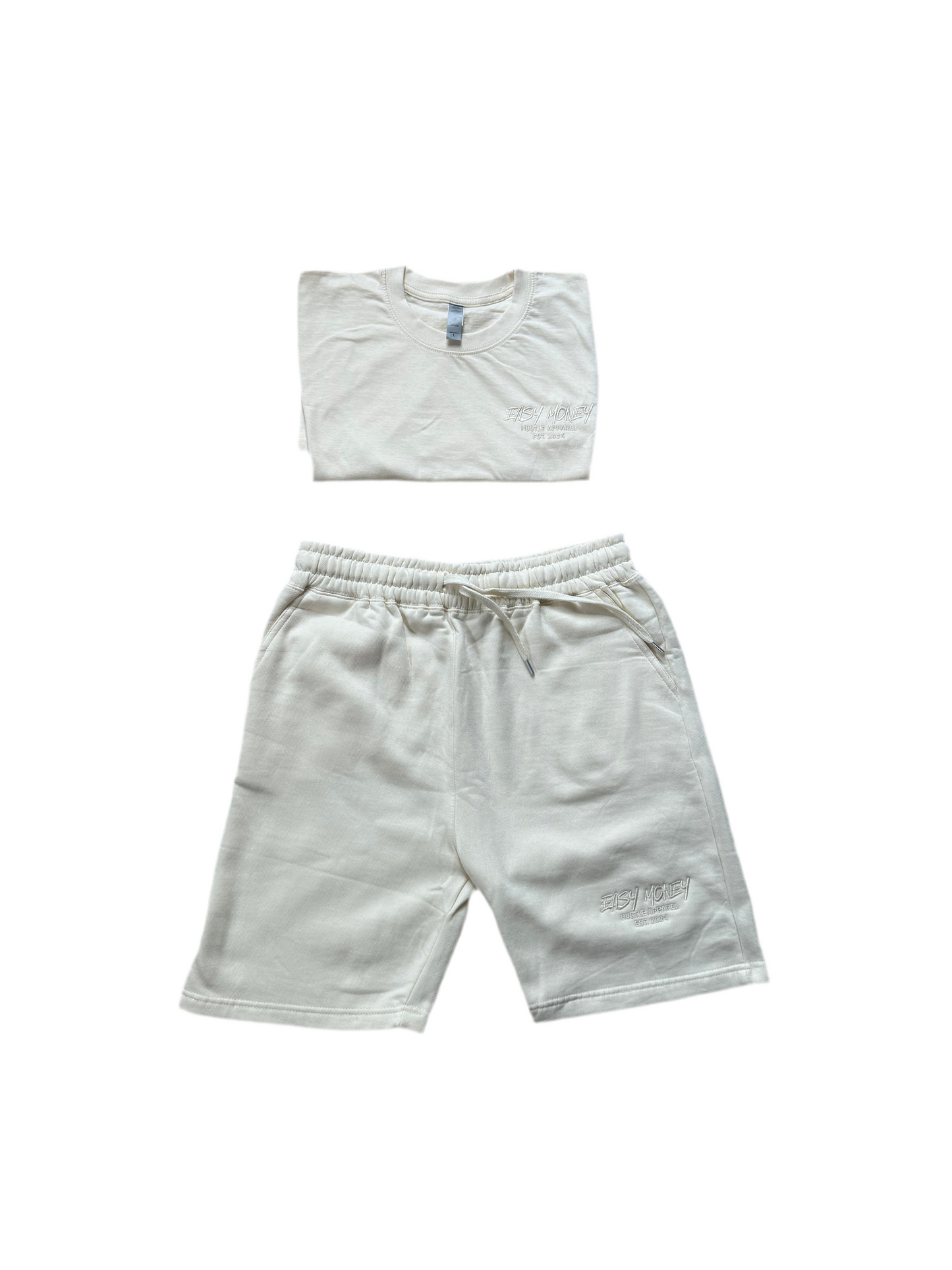 Easy Money Summer Set – Tee & Shorts Combo #Cotton