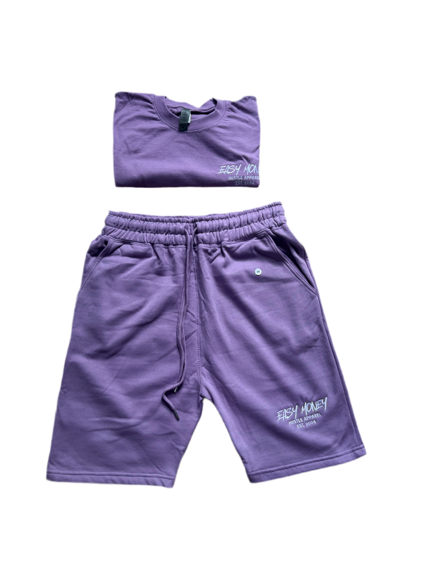 Easy Money Summer Set – Tee & Shorts Combo #Cotton