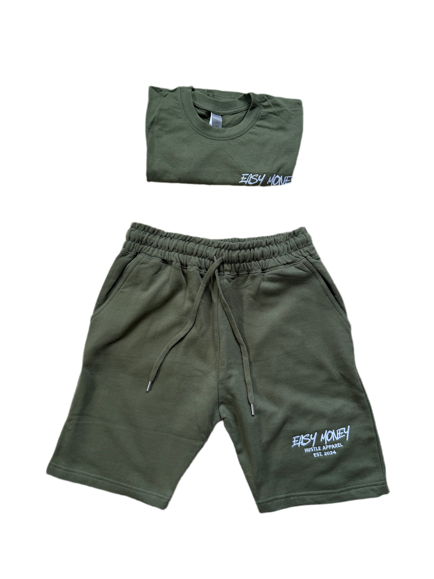 Easy Money Summer Set – Tee & Shorts Combo #Cotton