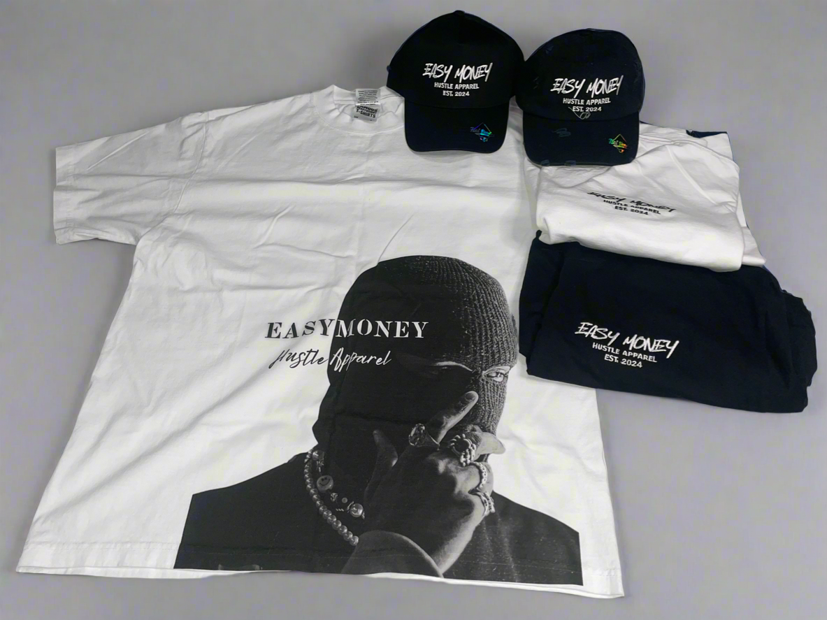 Black Mask Silence Tee – EZ$ Hustle Collection